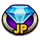 Seven Seven Seven Diamond Jackpot (JP) Slot Symbol