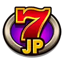 Seven Seven Seven Blazing Jackpot (JP) Symbol