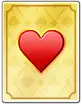 Mega ace golden heart symbol