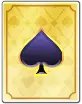 Mega ace golden spade symbol