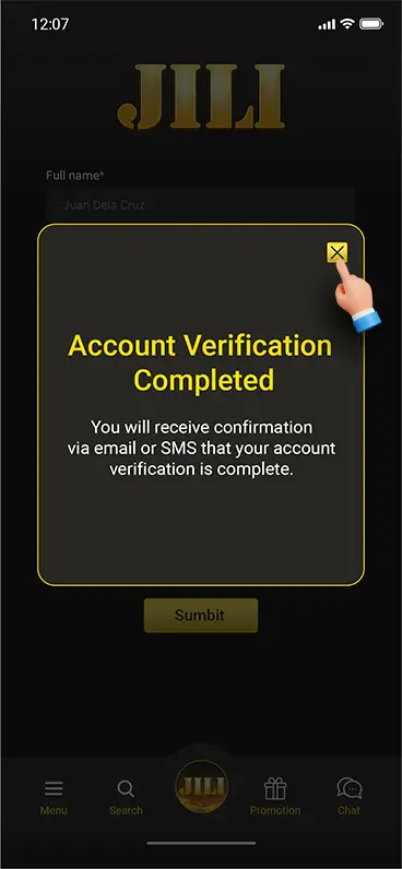 Jili Slot PH Account Verification Completed